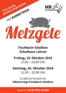 Metzgete Männerriege @ Schulhaus Lohren
